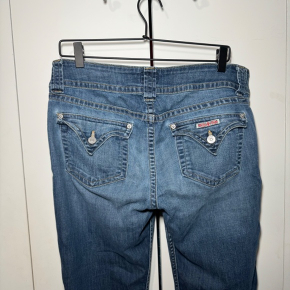 Hudson Jeans Women's Size 31 Blue Medium Wash Denim Signature Petite Bootcut - Picture 5 of 5